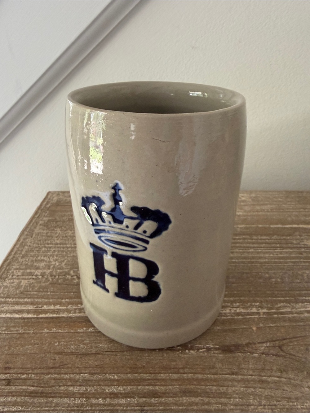 Vintage HB Hofbrauhaus Stoneware Beer Stein